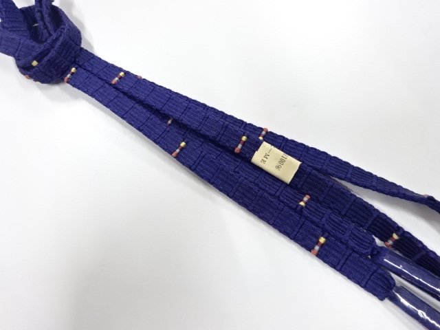 未使用品　正絹　手組帯締め